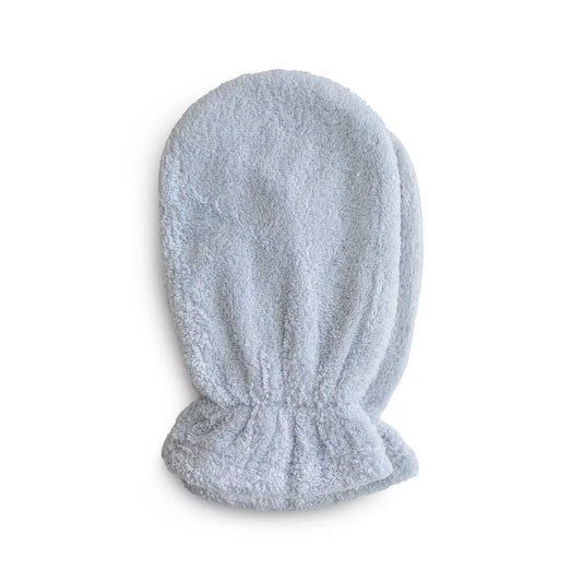 MUSHIE - Organic Cotton Bath Mitt | 2-Pack | Baby Blue