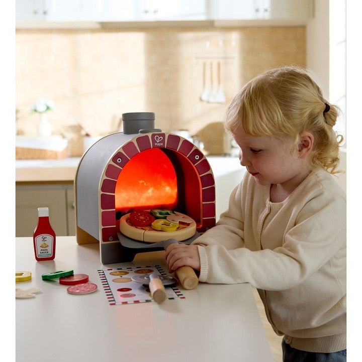 Hape - Light & Sizzle Pizza Oven Set 2Y+ — BambiniJO Jordan