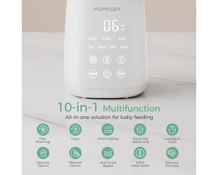 Momcozy - Instant & Easy | 9-in-1 Bottle Warmer