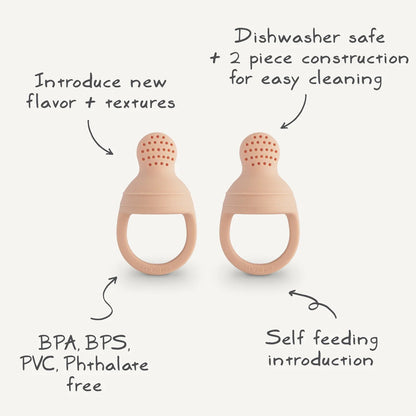MUSHIE - Silicone Fresh Food Feeder 2-Pack | Cambridge