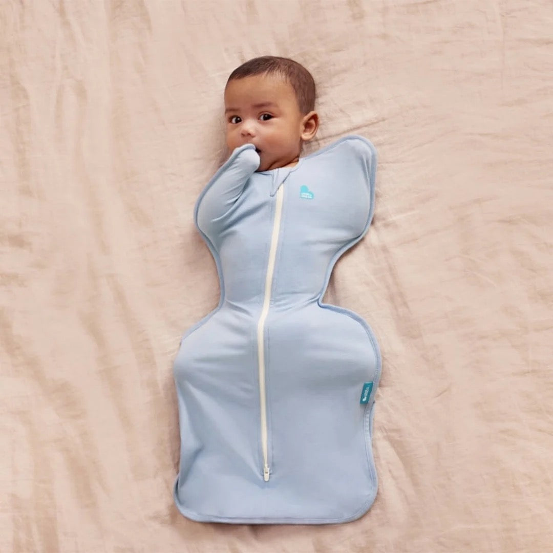 Love To Dream - Swaddle UP™ Stretch | 0.2 TOG | Light Blue | Medium