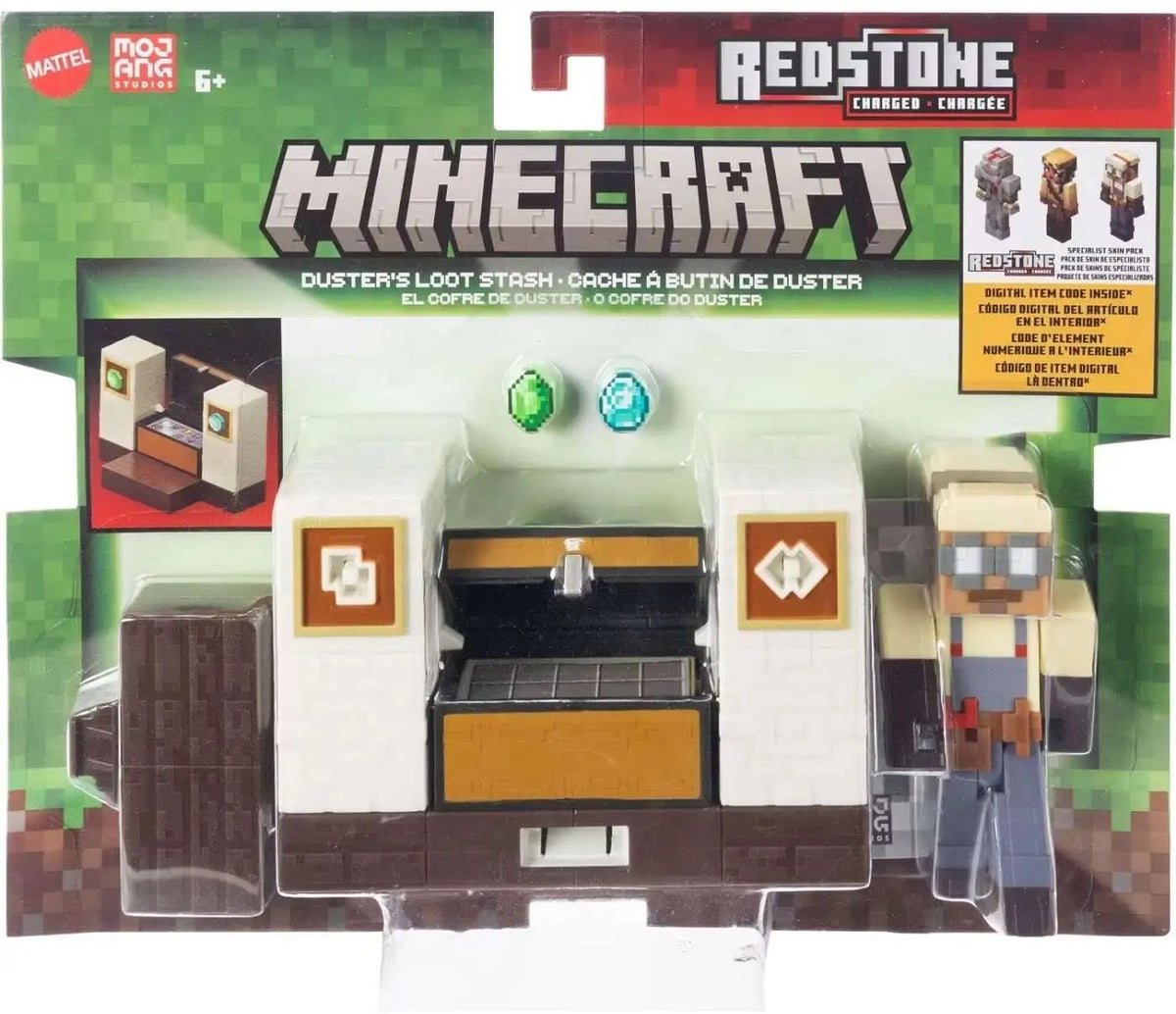 Minecraft - مجموعة شخصية ريدستون ماينز القتالية وملحقاتها | 3-6 سنوات Minecraft - مجموعة شخصية ريدستون ماينز القتالية وملحقاتها | 3-6 سنوات