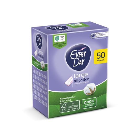 EVERYDAY ALL COTTON | Large | 50 pcs