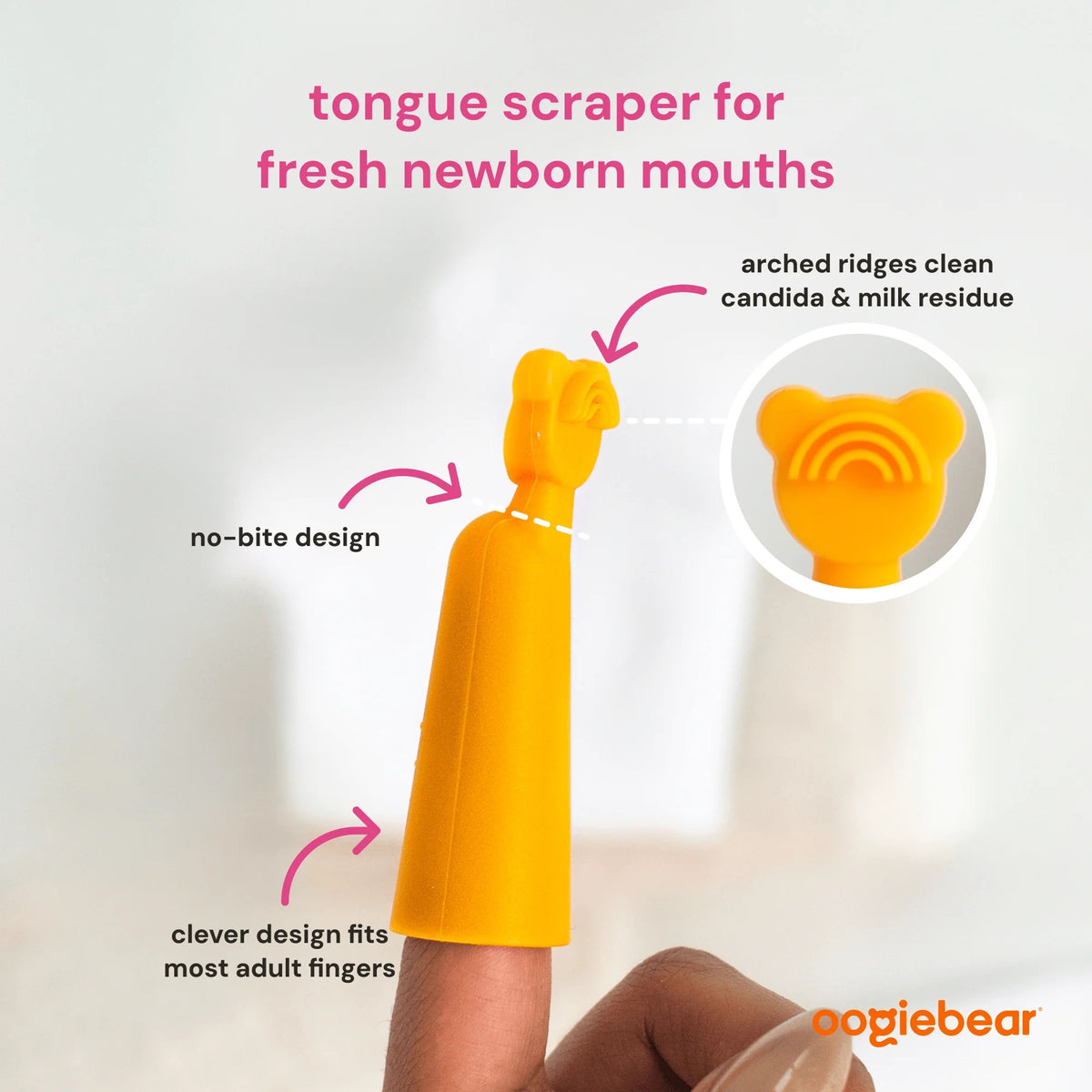 Oogiebear - Baby Finger Brush & Tongue Scraper — BambiniJO Jordan