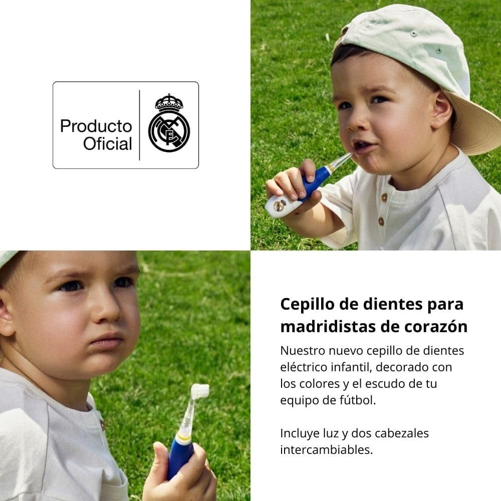 Miniland - Real Madrid | Kids Electric Toothbrush | 0-6Y