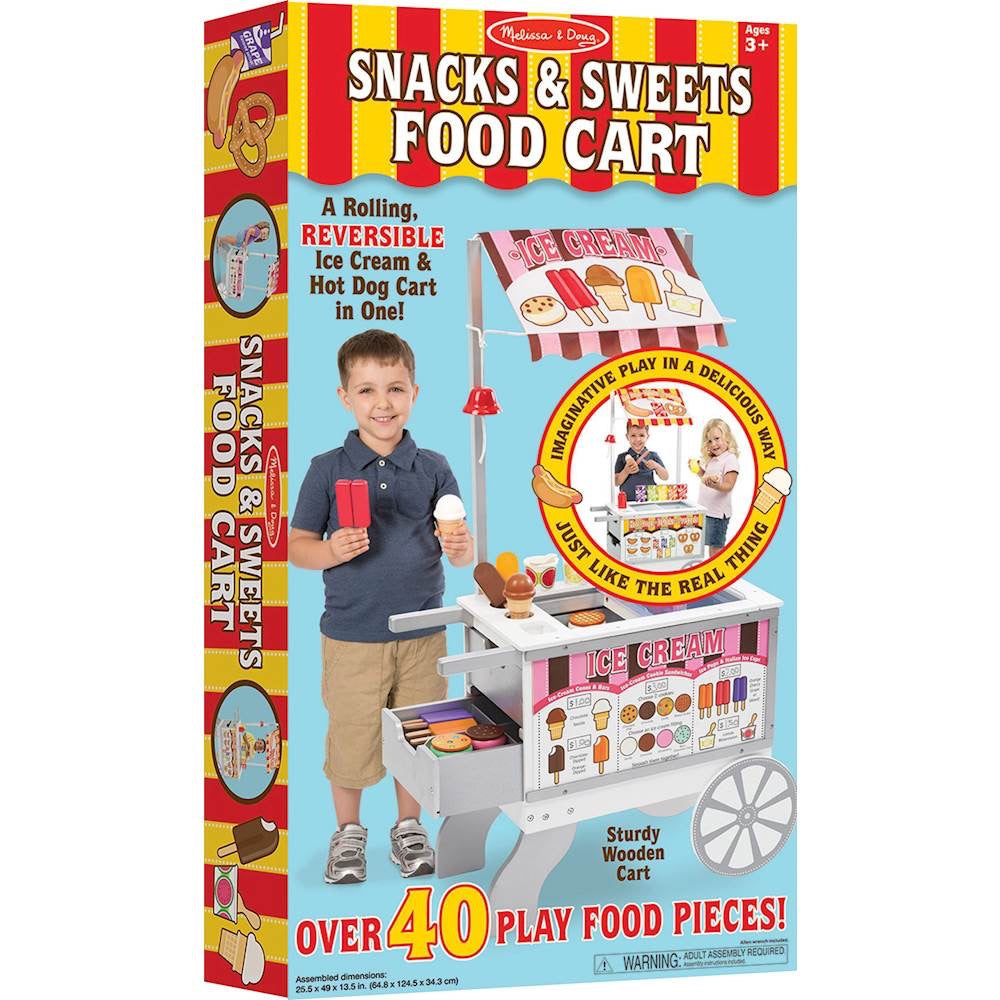 Melissa & Doug - Snacks & Sweets Food Cart Melissa & Doug - Snacks & Sweets Food Cart