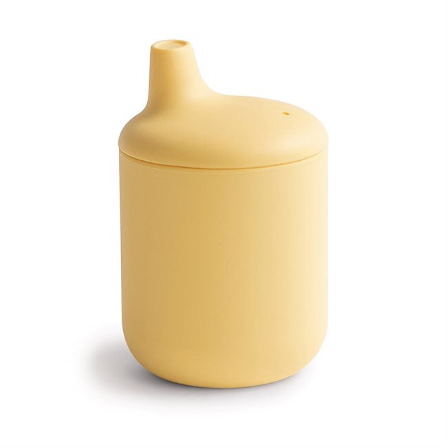 MUSHIE - Silicone Sippy Cup | Pale Daffodil MUSHIE - Silicone Sippy Cup | Pale Daffodil
