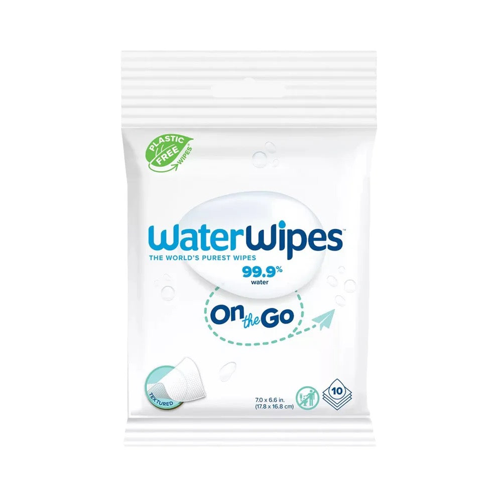 Water Wipes | On the Go Box | 10x10 Wipes