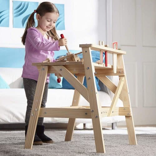 Melissa & Doug - Wooden Project Workbench Melissa & Doug - Wooden Project Workbench