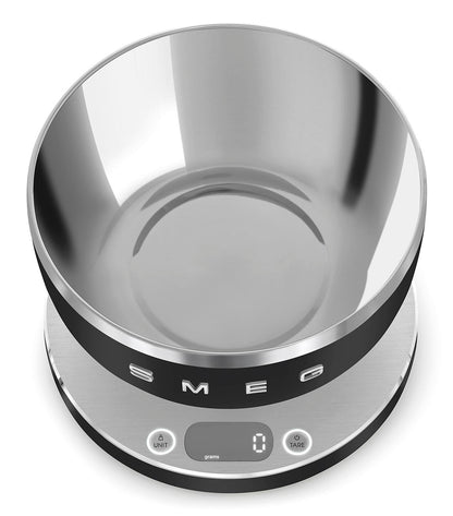 Smeg - Digital Kitchen Scale | 50's Style Aesthetic | Matt Black
