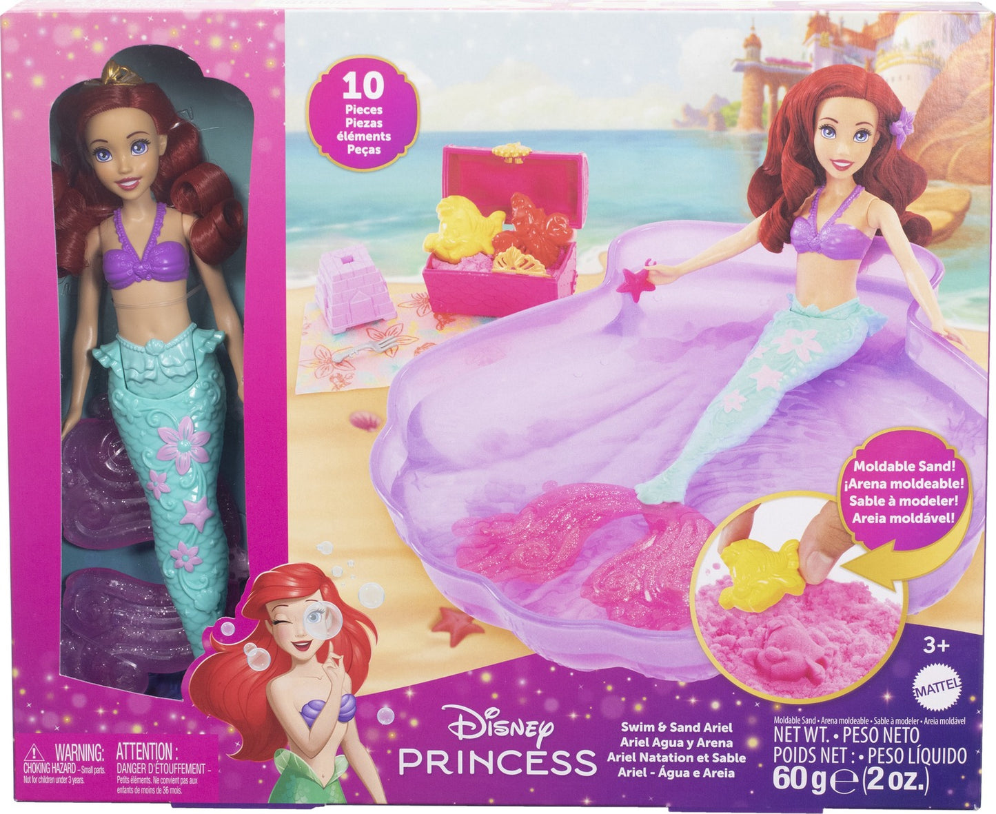 Disney Princess - Ariel Mermaid Doll & Pool Set
