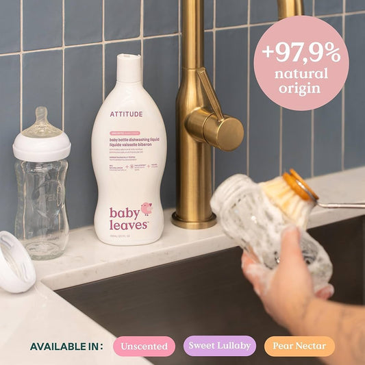 Attitude Baby Bottle & Dishwashing Liquid Pear Nectar 700ml — BambiniJO Jordan