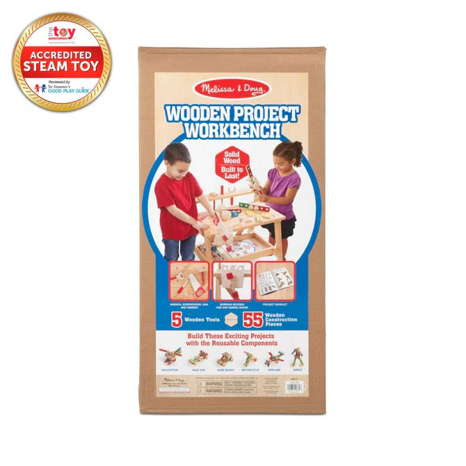 Melissa & Doug - Wooden Project Workbench Melissa & Doug - Wooden Project Workbench
