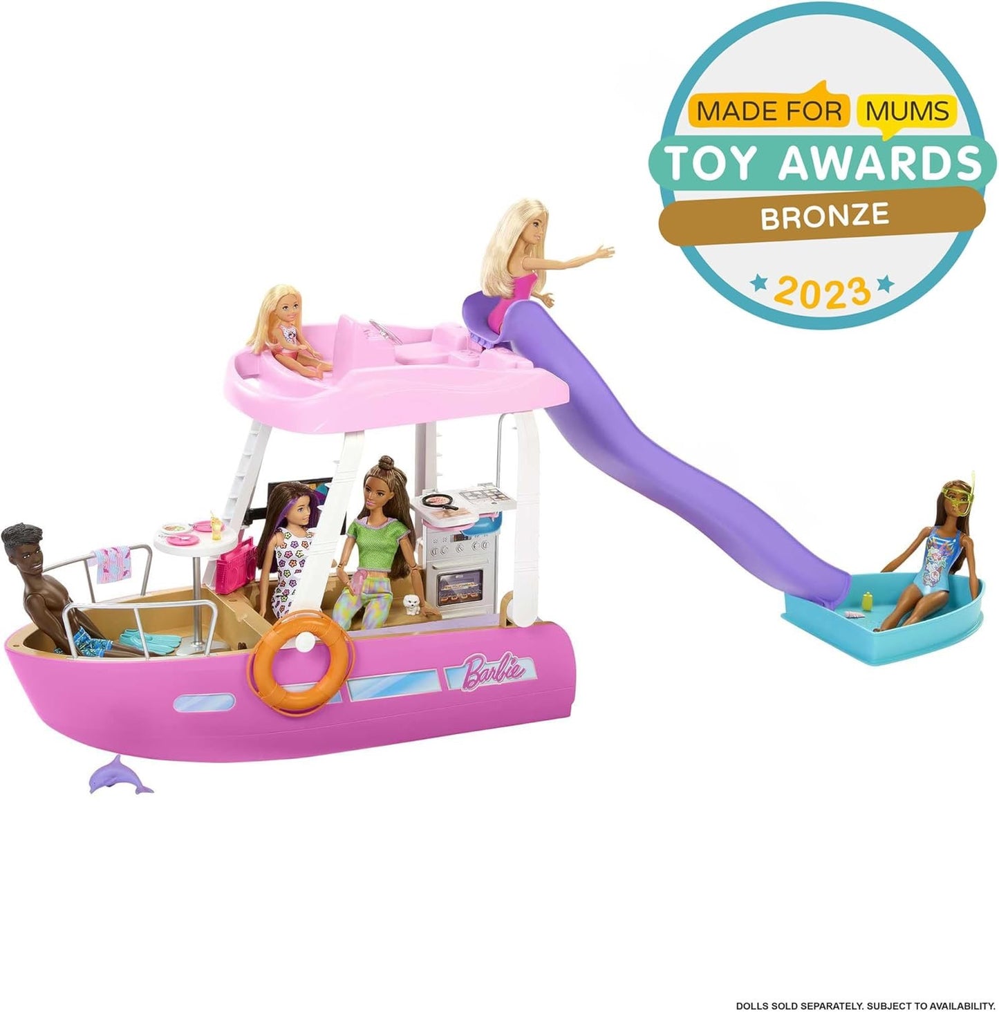 Barbie - Dream Boat Playset with 20+ Accessories