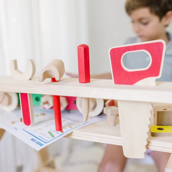 Melissa & Doug - Wooden Project Workbench Melissa & Doug - Wooden Project Workbench
