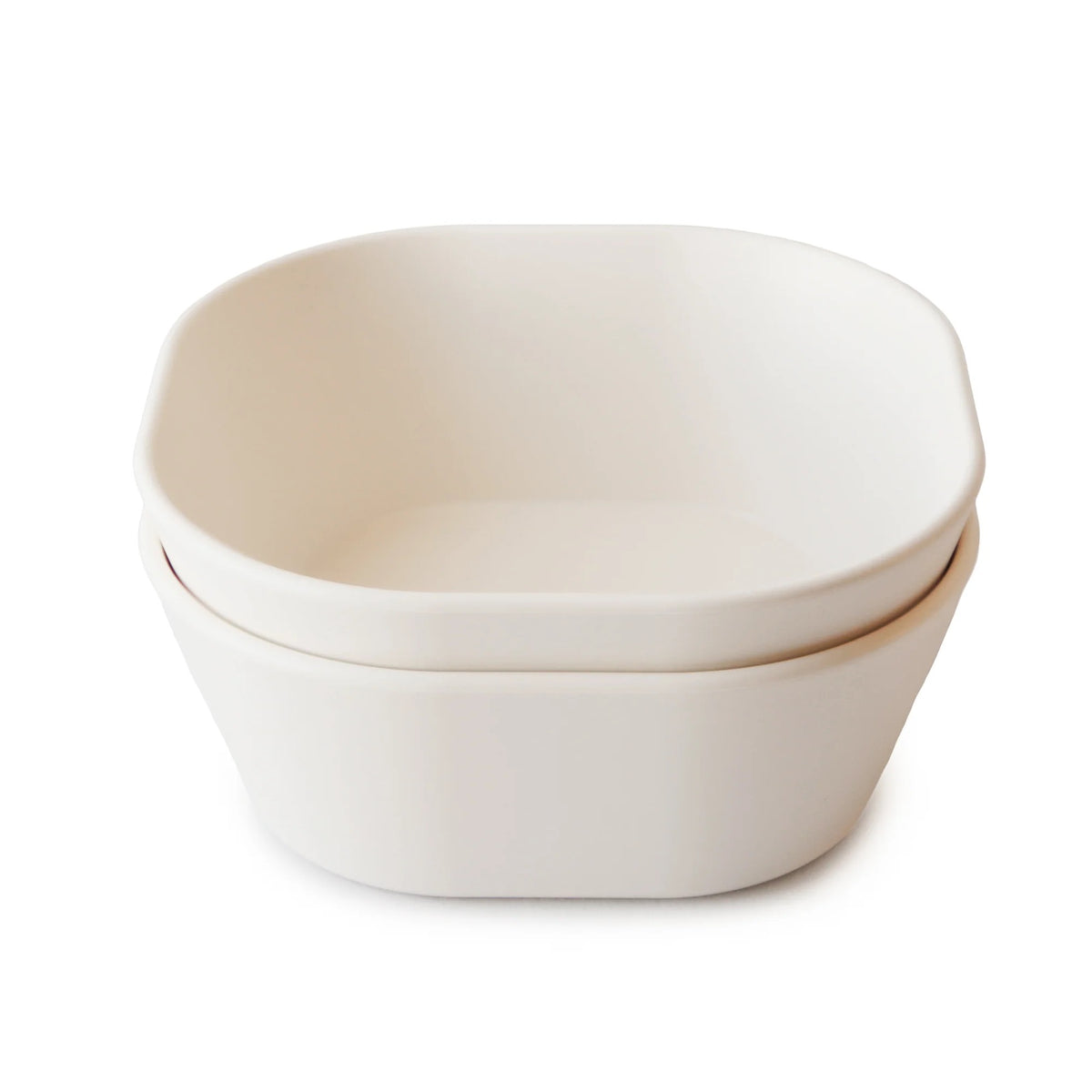 MUSHIE - Square Dinnerware Bowl - Set of 2 | Ivory MUSHIE - Square Dinnerware Bowl - Set of 2 | Ivory