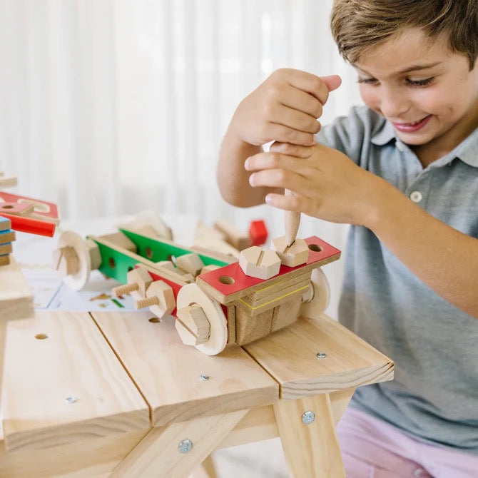 Melissa & Doug - Wooden Project Workbench Melissa & Doug - Wooden Project Workbench