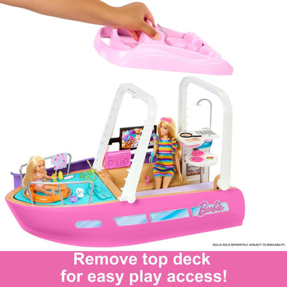 Barbie - Dream Boat Playset with 20+ Accessories