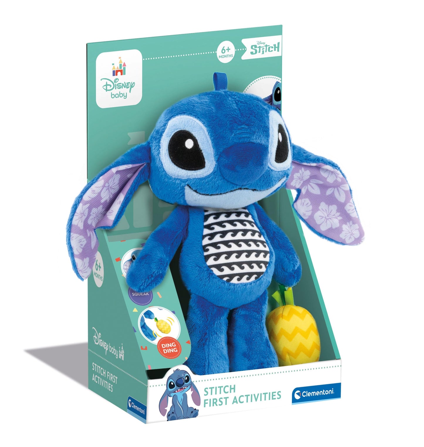 Clementoni - Stitch First Activities Plush | 3M+