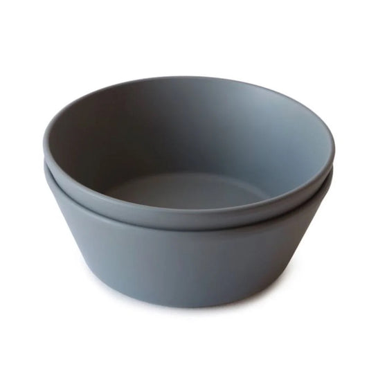 MUSHIE - Round Dinnerware Bowl - Set of 2 | Smoke