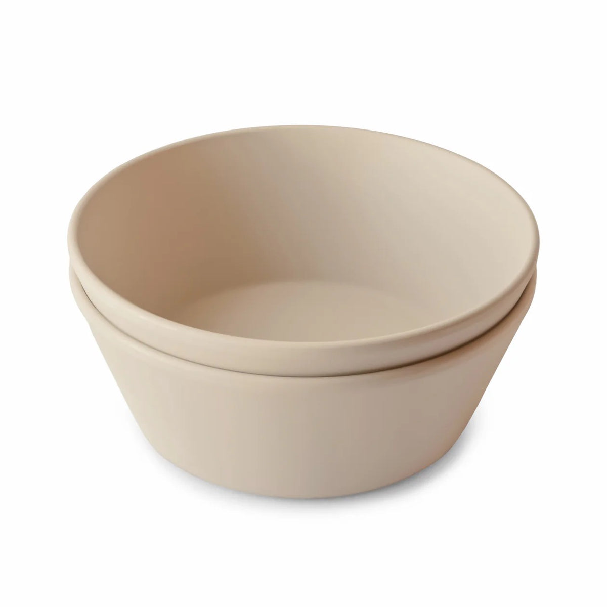 MUSHIE - Round Dinnerware Bowl - Set of 2 | Vanilla MUSHIE - Round Dinnerware Bowl - Set of 2 | Vanilla