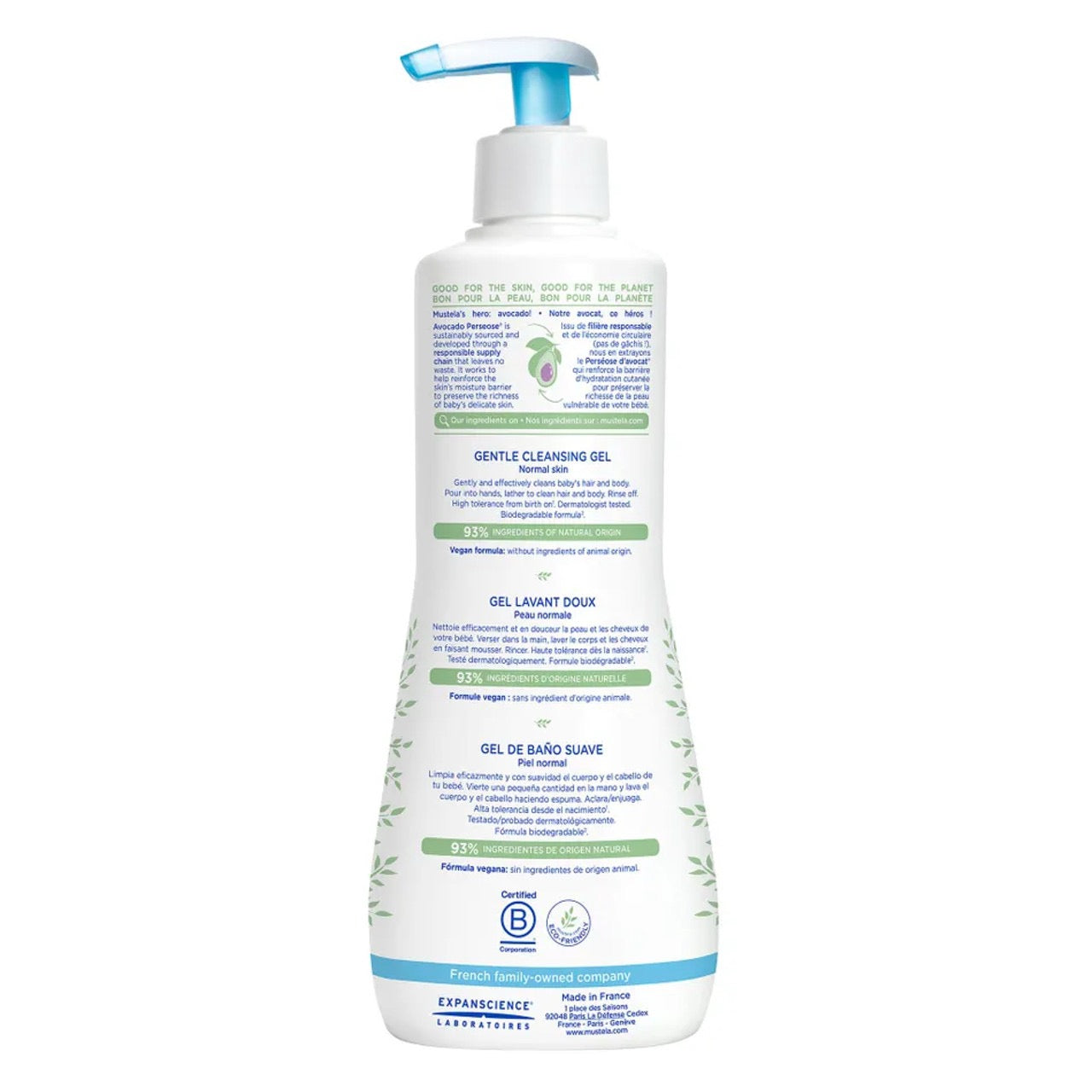 Mustela Gentle Cleansing Gel | Hair & Body 500ml