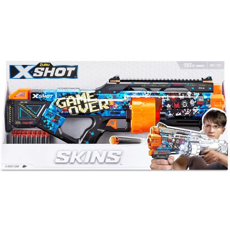 X-Shot - Skins Last Stand Dart Blaster- Game Over | 8Y+ X-Shot - Skins Last Stand Dart Blaster- Game Over | 8Y+