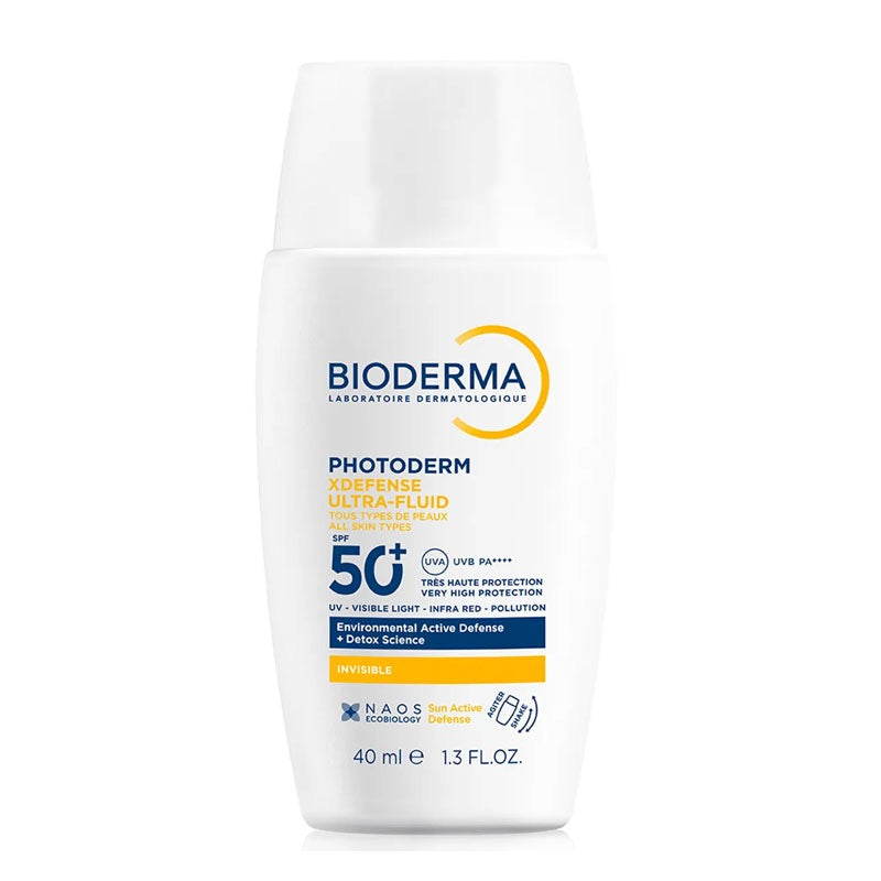 Bioderma - Photoderm XDefense Ultra-Fluid SPF50+ Invisible 40ml | Detox sun protection, all skin types