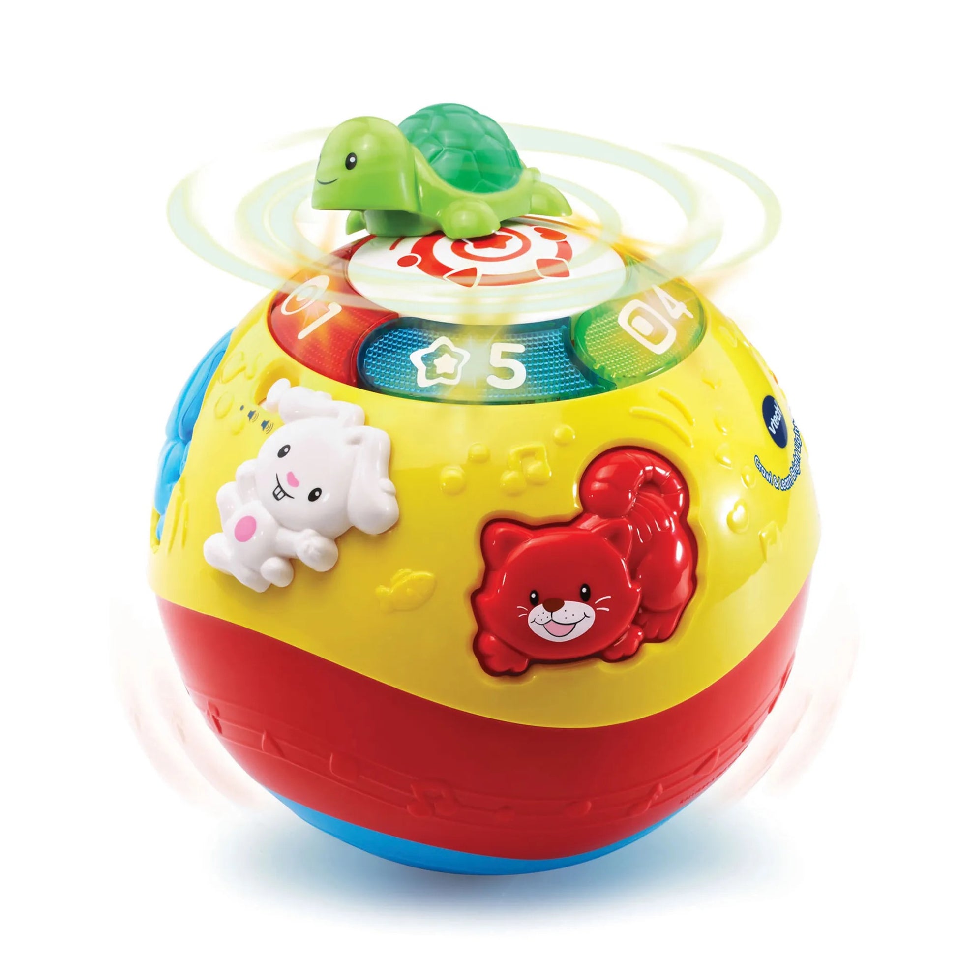 Vtech - Wiggle & Crawl & Learn Lights Ball | Yellow | 0-12M Vtech - Wiggle & Crawl & Learn Lights Ball | Yellow | 0-12M