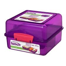 Sistema - 1.4L Lunch Cube - Coloured Sistema - 1.4L Lunch Cube - Coloured