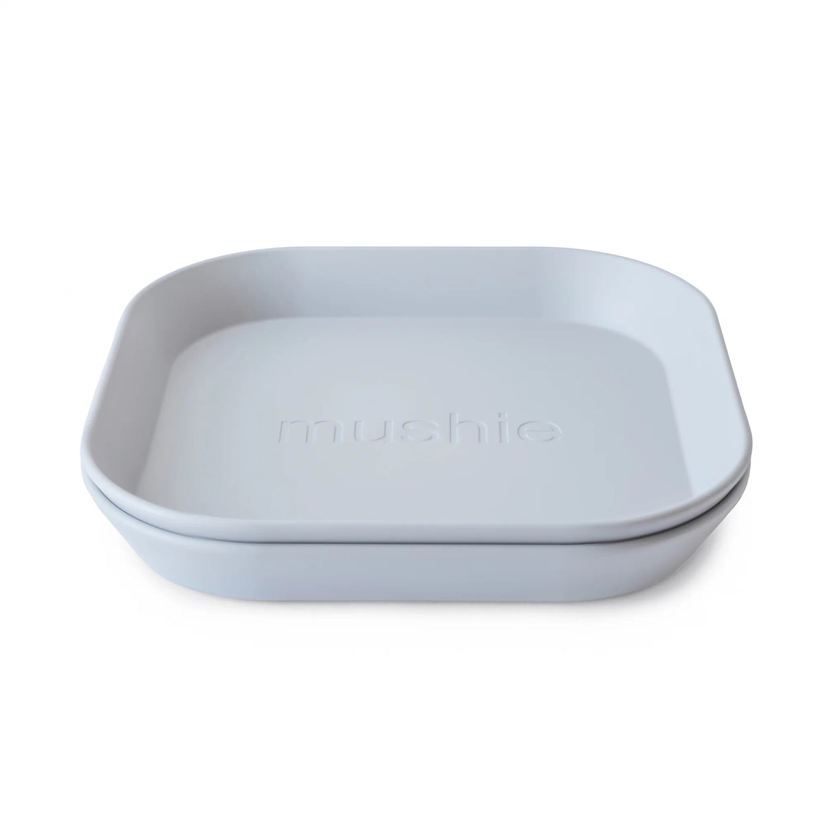 MUSHIE - Square Dinnerware Plates - Set of 2 | Cloud MUSHIE - Square Dinnerware Plates - Set of 2 | Cloud