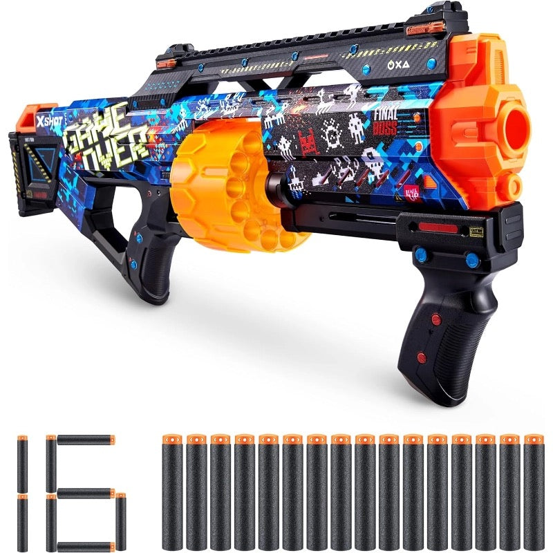 X-Shot - Skins Last Stand Dart Blaster- Game Over | 8Y+ X-Shot - Skins Last Stand Dart Blaster- Game Over | 8Y+