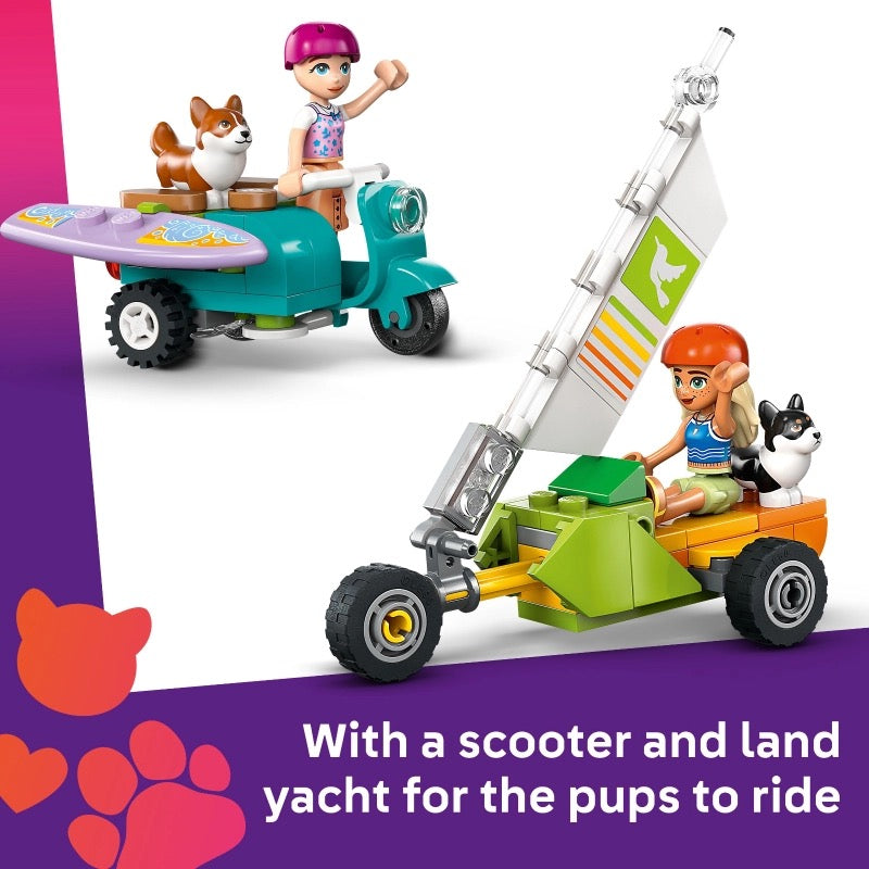 Lego - Surfing Dogs and Scooter Adventure | 113 Pcs | 6Y+