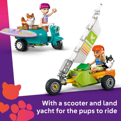 Lego - Surfing Dogs and Scooter Adventure | 113 Pcs | 6Y+