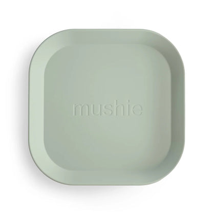 MUSHIE - Square Dinnerware Plates - Set of 2 | Sage