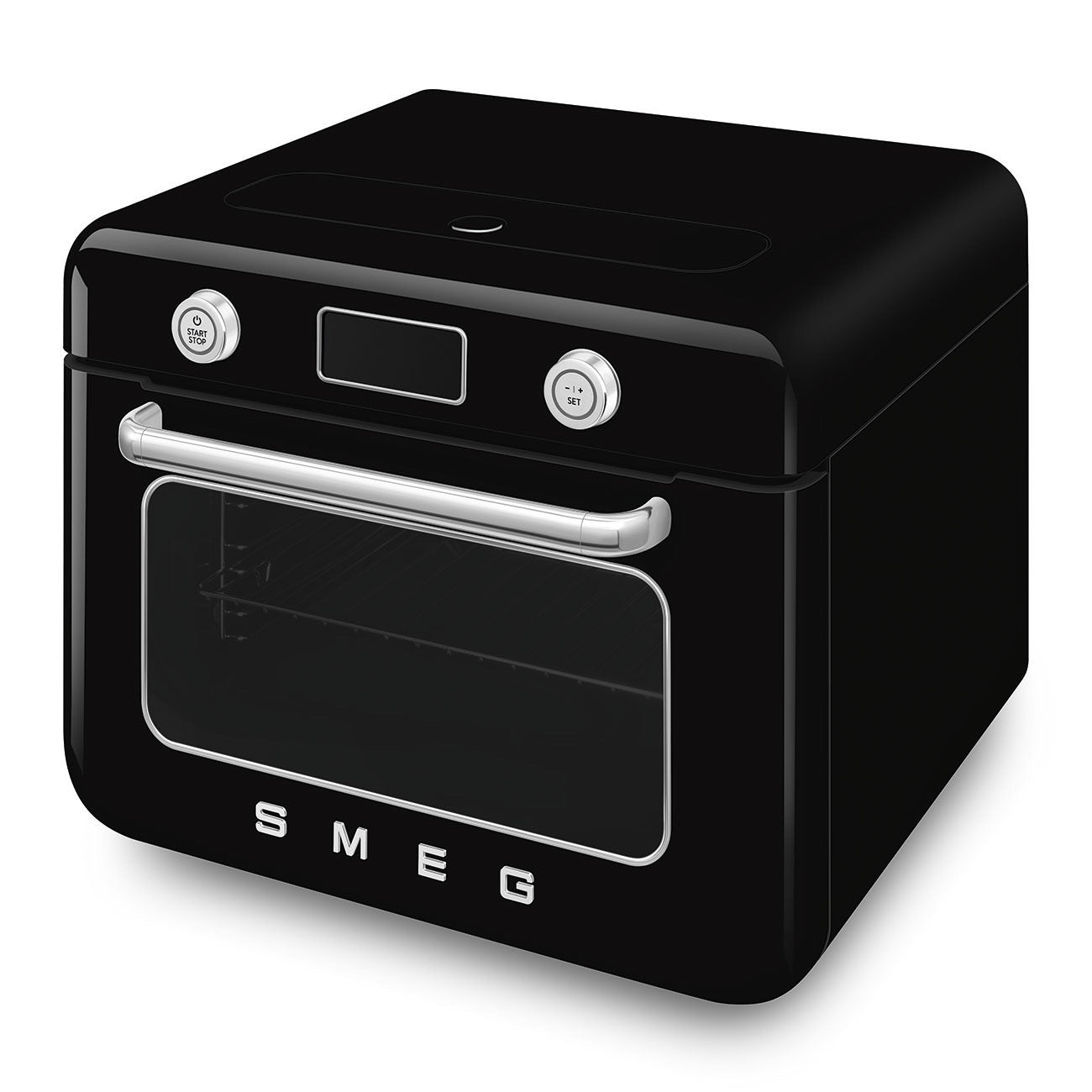 Smeg - Countertop Combi Steam Oven | 50's Style Aesthetic | Black Smeg - Countertop Combi Steam Oven | 50's Style Aesthetic | Black