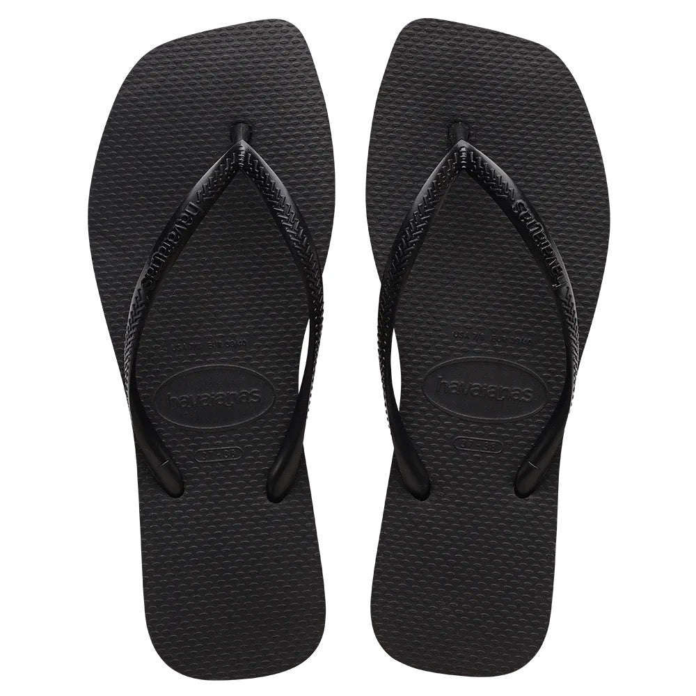 Havaianas - Slim Square Flip Flops | Black Havaianas - Slim Square Flip Flops | Black