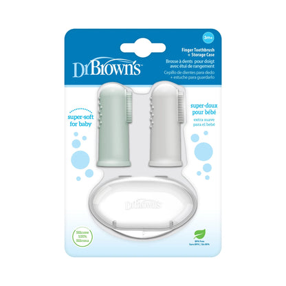 Dr. Brown’s - Finger Toothbrush | Set of 2 | 3m+