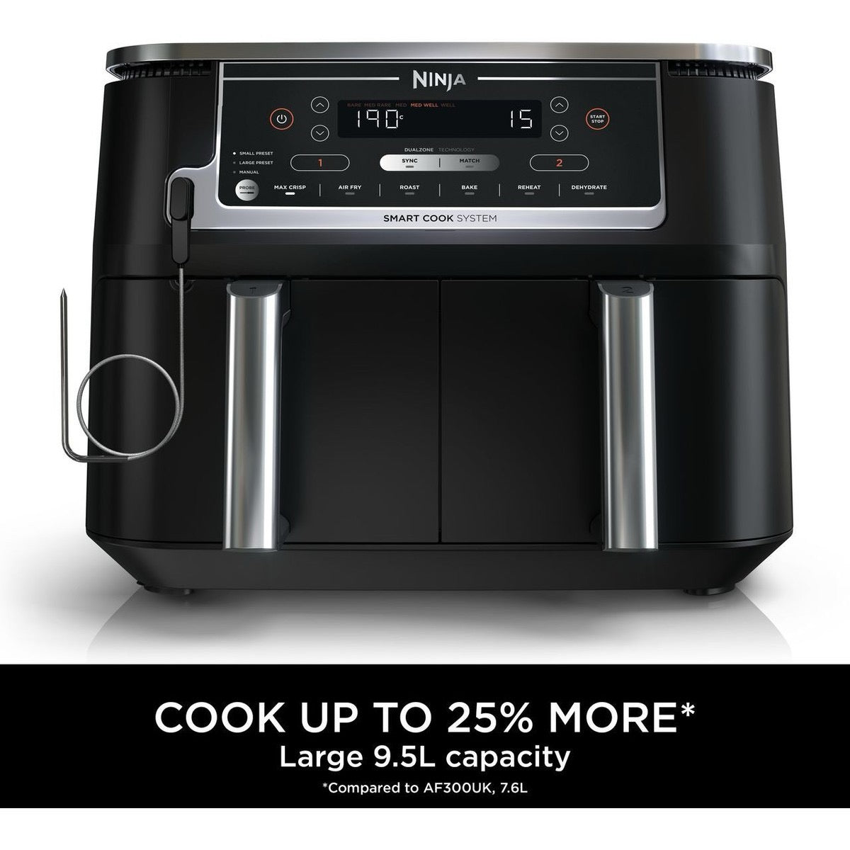 Ninja - Foodi Dual Zone Air Fryer | 2470W | 9.5L