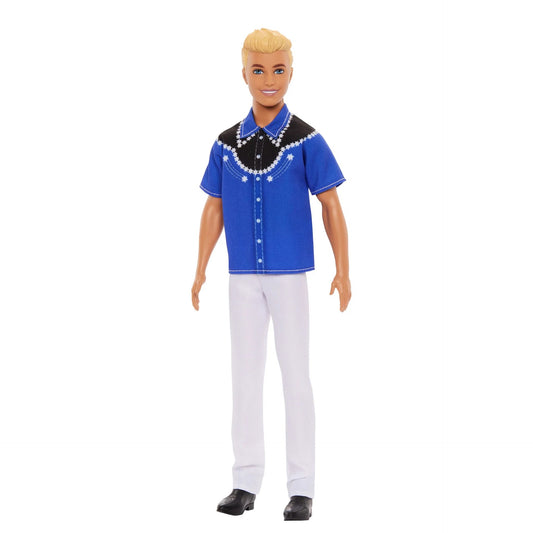Barbie - Ken Fashionistas Doll | Blonde Hair Western Look | 65th Anniversary