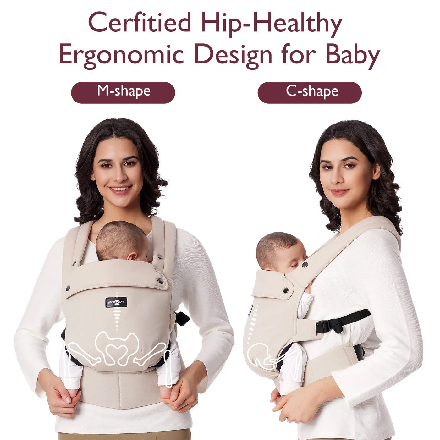 Momcozy - Baby Carrier Newborn to Toddler | Khaki