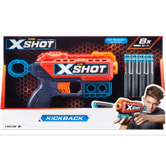X-Shot - Excel Kickback Blaster | 8 Darts | 8Y+