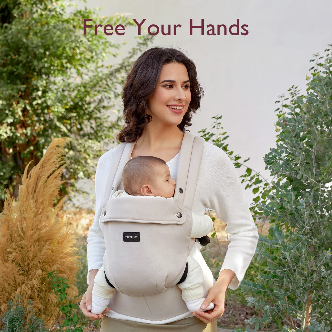 Momcozy - Baby Carrier Newborn to Toddler | Khaki