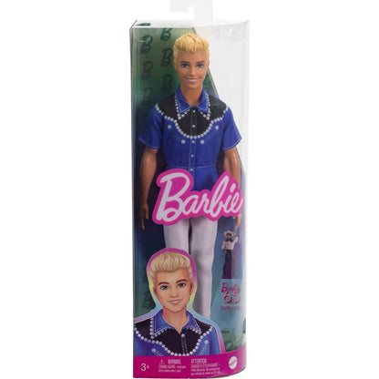 Barbie - Ken Fashionistas Doll | Blonde Hair Western Look | 65th Anniversary