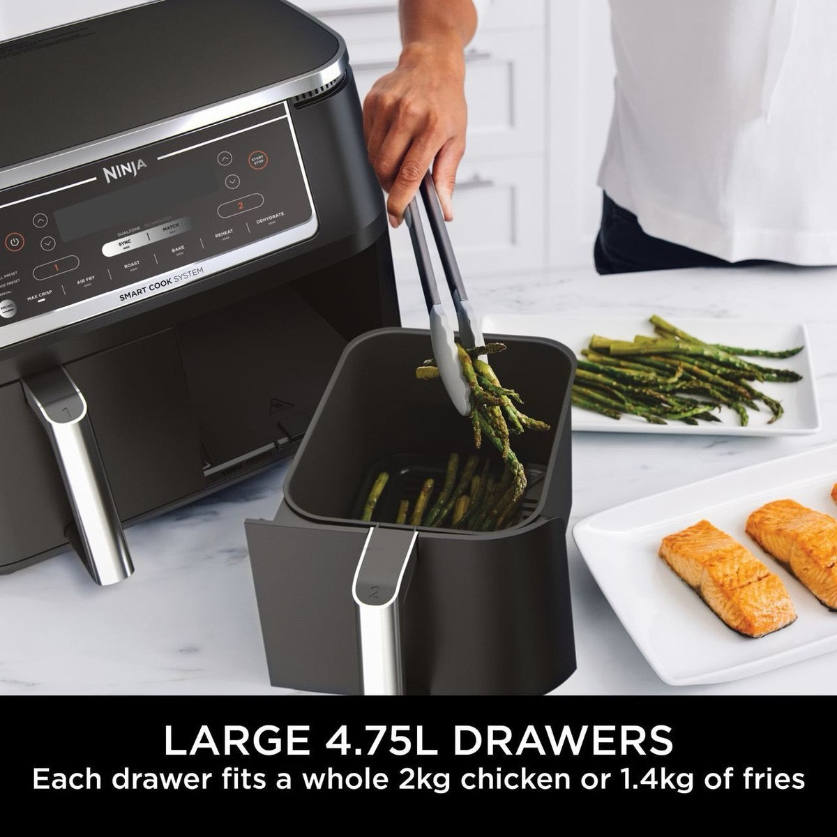 Ninja - Foodi Dual Zone Air Fryer | 2470W | 9.5L
