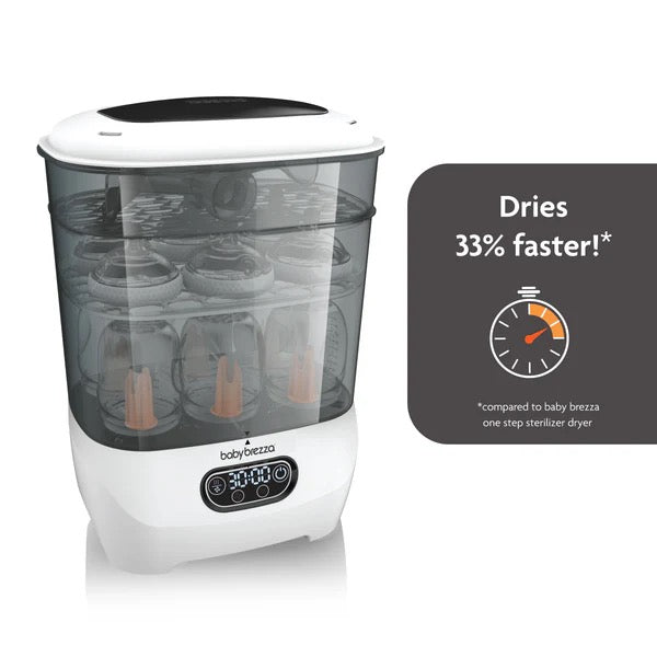 Baby Brezza - One Step™ Baby Bottle Sterilizer And Dryer Advanced | Black Baby Brezza - One Step™ Baby Bottle Sterilizer And Dryer Advanced | Black