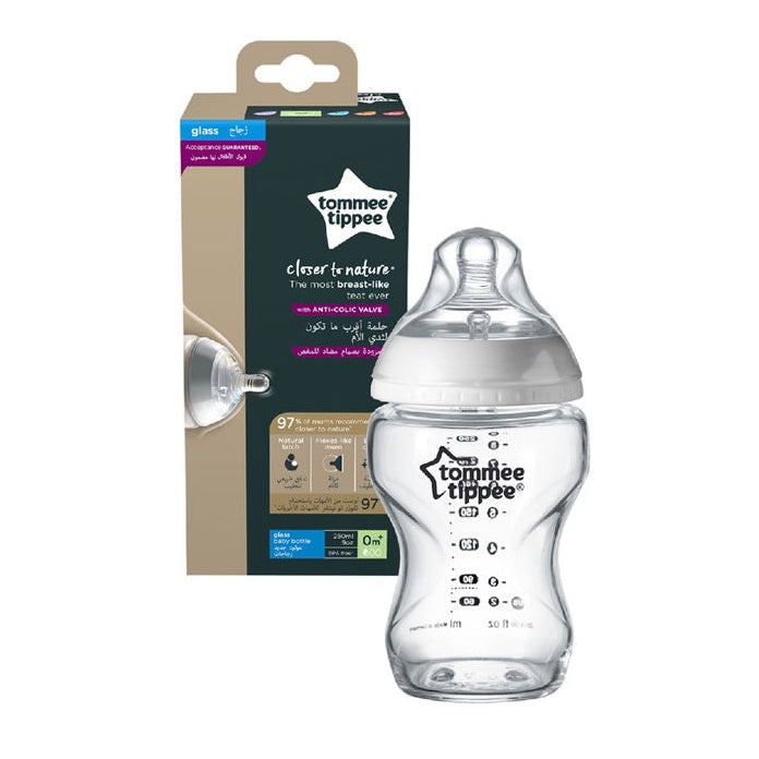 Tommee Tippee Closer to Nature 250 ml Glass Bottle