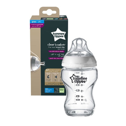 Tommee Tippee Closer to Nature 250 ml Glass Bottle