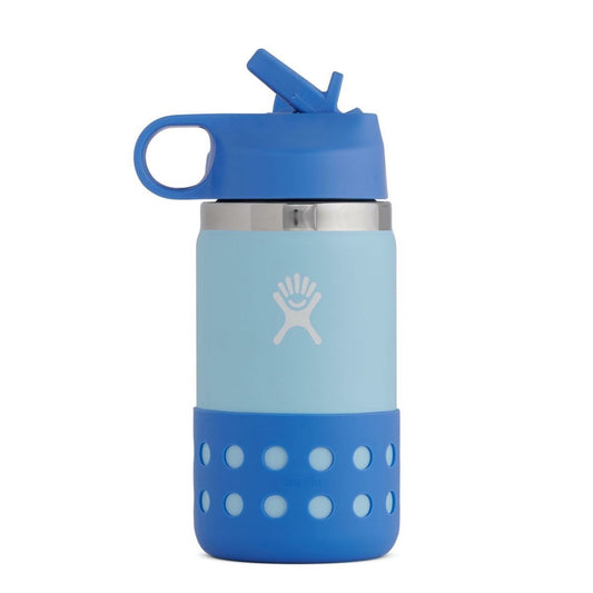 Hydro Flask - Kids Wide Mouth Straw Lid & Boot | Ice | 355ml
