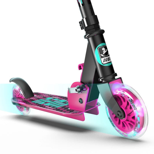 Yvolution - Neon Apex Led Scooter | Pink Teal | 5-9Y